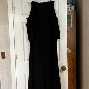Donna Morgan Black Dress Palazzo Jumpsuit